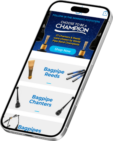 Screenshot van de mobiele website van G1 Reeds